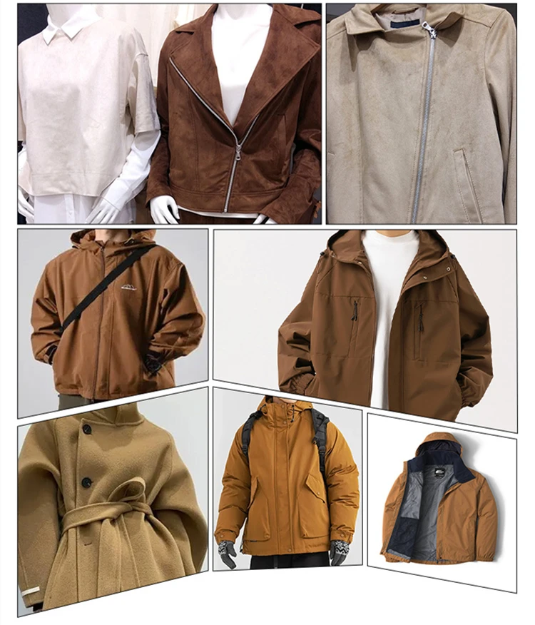 China light-resistant faux sueded microfiber fabric for garments manufacturers China light-resistant faux sueded microfiber fabric for garments manufacturers