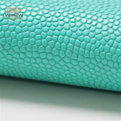 පාපන්දු සඳහා දීප්තිමත් පෙනුම Microfiber PU සම්